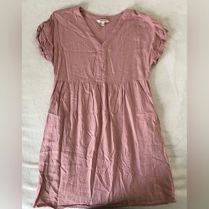 Linen Pink Dress